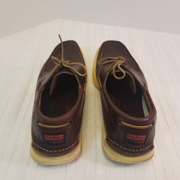 EUC. "Ferragamo" Nautor Challenge Boat Shoes 11M - Picture 6 of 8